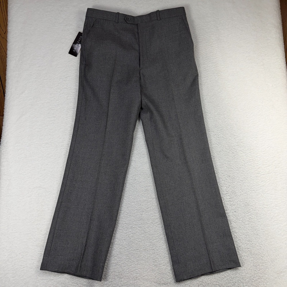 Givenchy Monsieur Pants Mens 36 M (Fits 34.5x31.5 Dark Gray Wool VTG Dress Pants